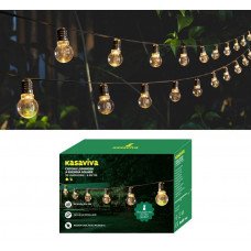 CATENA LUMINOSA A ENERGIA SOLARE MT.6 C/30 LAMPADINE (4PZ)