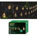 CATENA LUMINOSA A ENERGIA SOLARE MT.6 C/30 LAMPADINE (4PZ)
