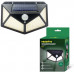 FARETTO SOLARE LED 4 FACCE C/SENSORE MOV. CM.14X10  (6PZ)