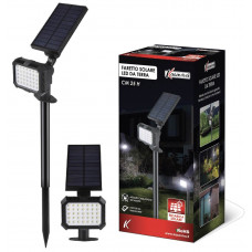 FARETTO SOLARE LED DA TERRA CM.25H (3PZ)