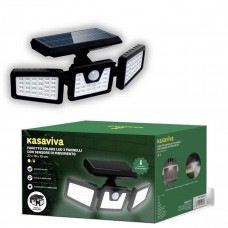 FARETTO SOLARE LED 3 PANNELLI C/SENSORE MOV. CM.27X10X10 (2PZ)
