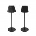 LAMPADA DA TAVOLO LED LINE RICARICABILE TOUCH CM.37H NERA (4PZ)