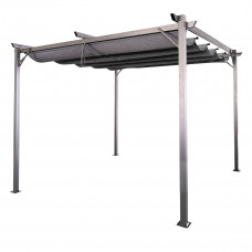 PERGOLA IN ACCIAIO MT.3X3 GRIGIO