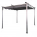 PERGOLA IN ACCIAIO MT.3X3 GRIGIO